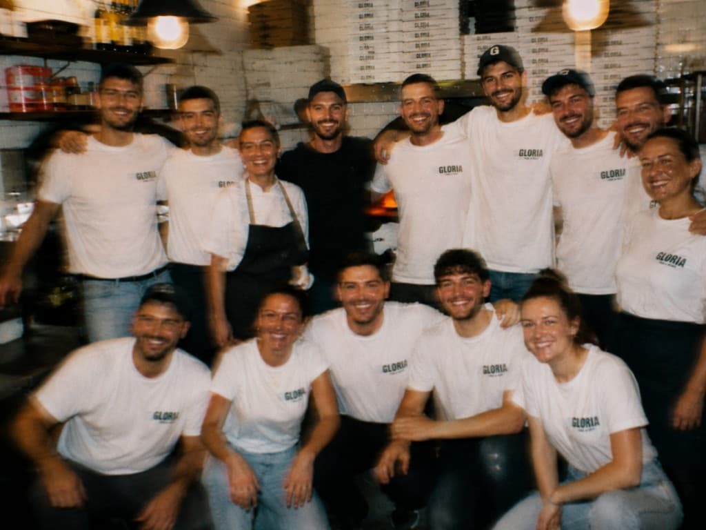 Gloria restaurant team in the kitchen